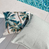 darrahopens Home & Garden > Bedding Cushion Cover-With Piping-Palm Trees Natural-45cm x 45cm