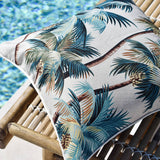 darrahopens Home & Garden > Bedding Cushion Cover-With Piping-Palm Trees Natural-45cm x 45cm