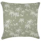 darrahopens Home & Garden > Bedding Cushion Cover-With Piping-Postcards Sage-60cm x 60cm