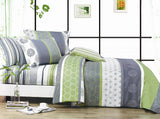 Darrahopens Home & Garden > Bedding Dexter Double Size Duvet Doona Quilt Cover Set