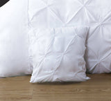 Darrahopens Home & Garden > Bedding Diamond Pintuck Premium Ultra Soft Cushion Covers 2-Pack - White