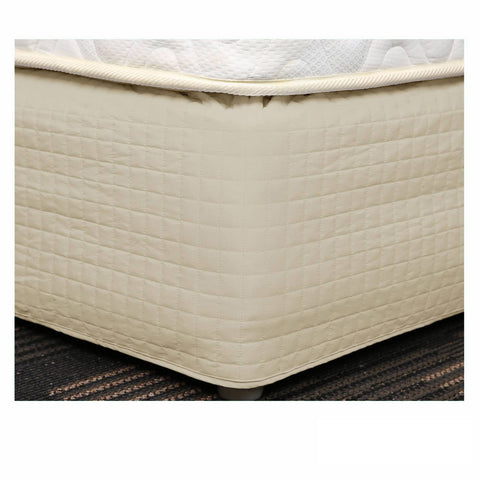 Darrahopens Home & Garden > Bedding Easy Fit Quilted Valance Latte - Single
