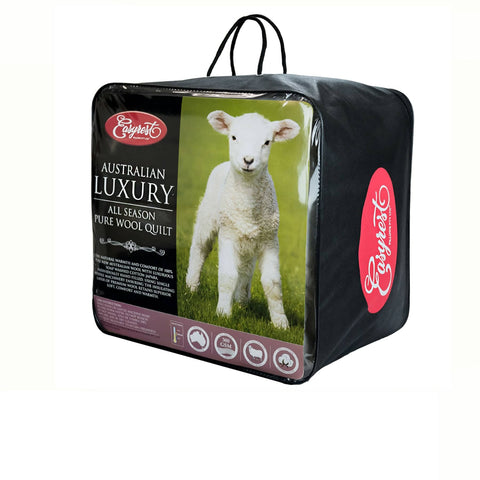 Darrahopens Home & Garden > Bedding Easyrest 300GSM Easyrest Australian Wool Quilt Single