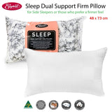 Darrahopens Home & Garden > Bedding Easyrest Sleep Dual Support Firm Standard Pillow Suits Side Sleeper