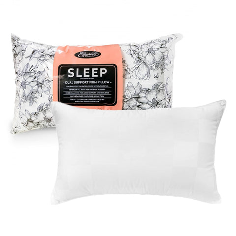 Darrahopens Home & Garden > Bedding Easyrest Sleep Dual Support Firm Standard Pillow Suits Side Sleeper