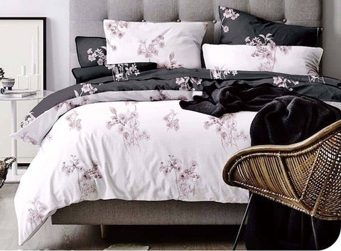 Darrahopens Home & Garden > Bedding Edward Super King Size Duvet Doona Quilt Cover Set