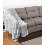 Darrahopens Home & Garden > Bedding Embossed Print Throw Grey Numbers
