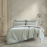 Darrahopens Home & Garden > Bedding Embre Linen Look Washed Cotton QUILT COVER SET - KING