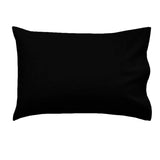 Darrahopens Home & Garden > Bedding Essentially Home Living Polyester Cotton Queen Pillowcase 53 x 78 cm Black