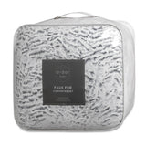 Darrahopens Home & Garden > Bedding Faux Fur SHERPA 3PCE COMFORTER SET - QUEEN/KING