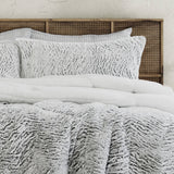 Darrahopens Home & Garden > Bedding Faux Fur SHERPA 3PCE COMFORTER SET - QUEEN/KING