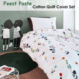 Darrahopens Home & Garden > Bedding Fiep Westendorp Feest Pastel Cotton Quilt Cover Set Single
