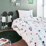 Darrahopens Home & Garden > Bedding Fiep Westendorp Feest Pastel Cotton Quilt Cover Set Single