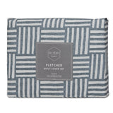 Darrahopens Home & Garden > Bedding Fletcher PRINTED QUILT COVER SET - KING