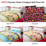 Darrahopens Home & Garden > Bedding Floating Frangipani Quilt Cover Set Soft Pink Single