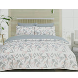 Darrahopens Home & Garden > Bedding Funky Geo Blush Quilt Cover Set Queen