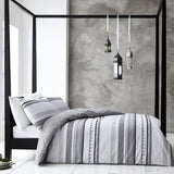 Darrahopens Home & Garden > Bedding Gabrielle Grey Quilt Cover Set Super King