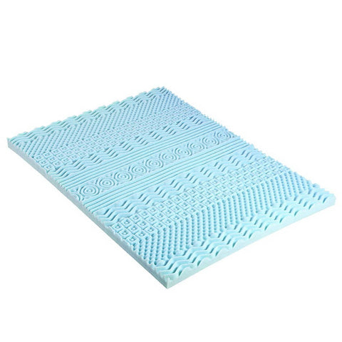 darrahopens Home & Garden > Bedding Giselle Bedding 11-zone Memory Foam Mattress Topper 8cm - Double