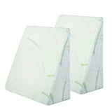 darrahopens Home & Garden > Bedding Giselle Bedding 2X Memory Foam Wedge Pillow Neck Back Support with Cover Waterproof Bamboo