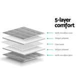 darrahopens Home & Garden > Bedding Giselle Bedding 7KG Microfibre Weighted Gravity Blanket Relaxing Calming Adult Light Grey
