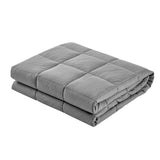 darrahopens Home & Garden > Bedding Giselle Bedding 7KG Microfibre Weighted Gravity Blanket Relaxing Calming Adult Light Grey