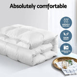 darrahopens Home & Garden > Bedding Giselle Bedding Duck Down Feather Quilt 500GSM King Size