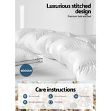 darrahopens Home & Garden > Bedding Giselle Bedding Duck Down Feather Quilt 500GSM Queen Size