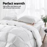 darrahopens Home & Garden > Bedding Giselle Bedding Duck Down Feather Quilt 700GSM Super King