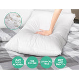 darrahopens Home & Garden > Bedding Giselle Bedding Duck Feather Down Twin Pack Pillow