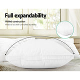 darrahopens Home & Garden > Bedding Giselle Bedding Duck Feather Down Twin Pack Pillow