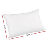 darrahopens Home & Garden > Bedding Giselle Bedding Duck Feather Down Twin Pack Pillow