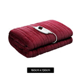 darrahopens Home & Garden > Bedding Giselle Bedding Electric Throw Blanket - Burgundy