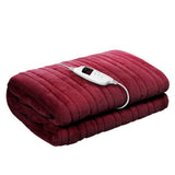 darrahopens Home & Garden > Bedding Giselle Bedding Electric Throw Blanket - Burgundy