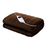 darrahopens Home & Garden > Bedding Giselle Bedding Electric Throw Blanket - Chocolate