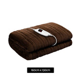 darrahopens Home & Garden > Bedding Giselle Bedding Electric Throw Blanket - Chocolate