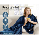 darrahopens Home & Garden > Bedding Giselle Bedding Electric Throw Blanket - Navy