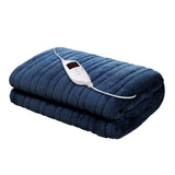 darrahopens Home & Garden > Bedding Giselle Bedding Electric Throw Blanket - Navy