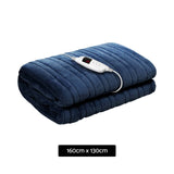 darrahopens Home & Garden > Bedding Giselle Bedding Electric Throw Blanket - Navy