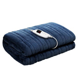 darrahopens Home & Garden > Bedding Giselle Bedding Electric Throw Blanket - Navy
