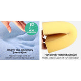 darrahopens Home & Garden > Bedding Giselle Bedding Foam Wedge Back Support Pillow - Beige