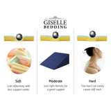 darrahopens Home & Garden > Bedding Giselle Bedding Foam Wedge Back Support Pillow - Blue