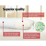 darrahopens Home & Garden > Bedding Giselle Bedding Full Body Memory Foam Pillow