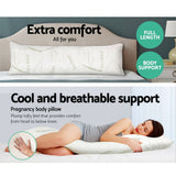 darrahopens Home & Garden > Bedding Giselle Bedding Full Body Memory Foam Pillow