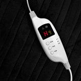 darrahopens Home & Garden > Bedding Giselle Bedding Heated Electric Throw Rug Fleece Sunggle Blanket Washable Charcoal