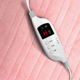 darrahopens Home & Garden > Bedding Giselle Bedding Heated Electric Throw Rug Fleece Sunggle Blanket Washable Pink