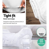 darrahopens Home & Garden > Bedding Giselle Bedding King Single Size Waterproof Bamboo Mattress Protector