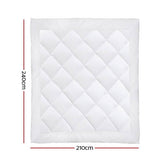 darrahopens Home & Garden > Bedding Giselle Bedding King Size 400GSM Microfibre Bamboo Microfiber Quilt