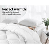 darrahopens Home & Garden > Bedding Giselle Bedding King Size 700GSM Microfibre Bamboo Microfiber Quilt