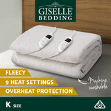darrahopens Home & Garden > Bedding Giselle Bedding King Size Electric Blanket Fleece