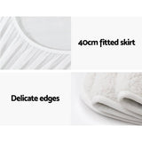 darrahopens Home & Garden > Bedding Giselle Bedding King Size Electric Blanket Fleece